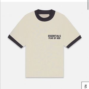 Fear of God Essentials Kids Tshirt. Oversized fit, size small.